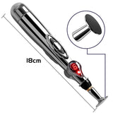NNEOBA Electrical Pulse Meridian Energy Pen Acupuncture & EMS Silver