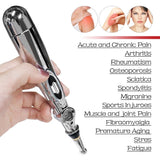 NNEOBA Electrical Pulse Meridian Energy Pen Acupuncture & EMS Silver