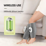 NNEOBA Wireless 360° Air Pressure Calf Massager Leg & Arm Airbag Compression Grey