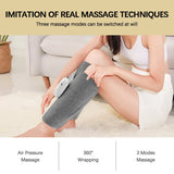 NNEOBA Wireless 360° Air Pressure Calf Massager Leg & Arm Airbag Compression Grey