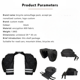 NNEOBA 25L Canvas Carrier Bag Rear Rack Trunk Bike Luggage Back Seat