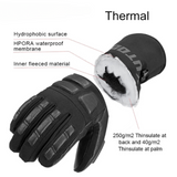 NNEOBA Ski Gloves - Goatskin Leather Winter Snow Gloves