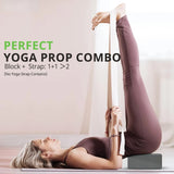NNETM Set of 2 Premium Odor-Resistant Foam Yoga Blocks (Grey)