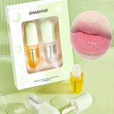 NNETM Lip Plumper + Lip Oil Set Lip Serum Enhancer For Fuller Hydrating Nourishing