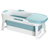 NNEDSZ Weisshorn Foldable Bathtub Portable Folding Water Spa with Cover Plate 136x62cm
