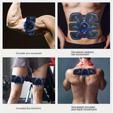 NNETM Rechargeable Remote Control Abdominal Muscle Toner, Muscle Trainer, Body Muscle Stimulator EMS Massager- Tone Your Abs, Hips, And Buttocks At Home