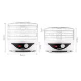 NNEDSZ 5 Trays Food Dehydrator Fruit Dehydrators Pet Beef Jerky Dryer White