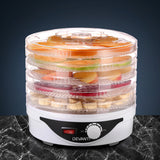 NNEDSZ 5 Trays Food Dehydrator Fruit Dehydrators Pet Beef Jerky Dryer White