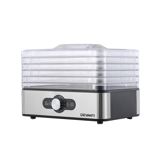NNEDSZ 5 Trays Food Dehydrator Stainless Steel Tray