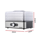 NNEDSZ 5 Trays Food Dehydrator Stainless Steel Tray