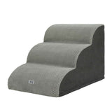 NNEDSZ Dog Ramp Steps Foam 3 Tier Pet Stairs For Bed Sofa Car Portable Indoor