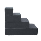 NNEDSZ Dog Ramp Foam Dog Cover Stairs Portable Cat Ladder For Sofa Bed 4 Steps