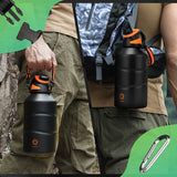 NNEOBA Stainless Steel Thermos Bottle Vacuum Flask (Black)