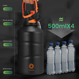 NNEOBA Stainless Steel Thermos Bottle Vacuum Flask (Black)