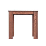 NNEDSZ Coffee Side Table Wooden Desk Outdoor Furniture Camping Garden Brown