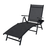 NNEDSZ Gardeon Sun Lounge Outdoor Lounger Aluminium Folding Beach Chair Camping Patio