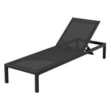 NNEDSZ Gardeon Sun Lounge Outdoor Lounger Aluminium Folding Beach Chair Wheels Black