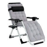 NNEDSZ Sun Lounge Folding Lounger Camping Zero Gravity Chair Outdoor Furniture