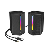 NNEOBA Sound Box USB Stereo Speaker with Volume Control (Black)