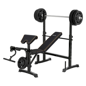 NNEDSZ Weight Bench 10 in 1 Bench Press Home Gym Station 330kg Capacity