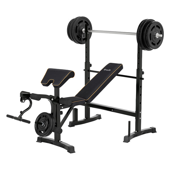 NNEDSZ Weight Bench 10 in 1 Bench Press Home Gym Station 330kg Capacity