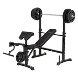 NNEDSZ Weight Bench 10 in 1 Bench Press Home Gym Station 330kg Capacity