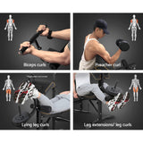 NNEDSZ Weight Bench 10 in 1 Bench Press Home Gym Station 330kg Capacity