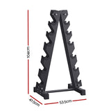 NNEDSZ Dumbbells Rack 6 Tier Dumbbell Stand Home Gym Storage 200kg Capacity