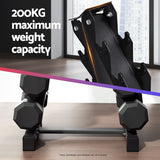 NNEDSZ Dumbbells Rack 6 Tier Dumbbell Stand Home Gym Storage 200kg Capacity