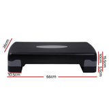 NNEDSZ Aerobic Step Exercise Stepper Steps Home Gym Fitness Block Bench Riser
