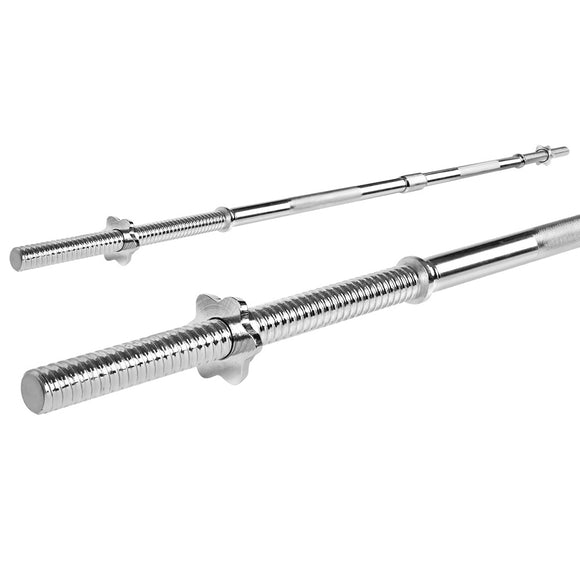 NNEDSZ 168CM 5.5FT Barbell Bar Fitness Weight Plates Dumbbells Row