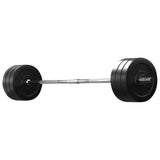 NNEDSZ 68kg Barbell Set Weight Plates Bar Lifting Bench 168cm