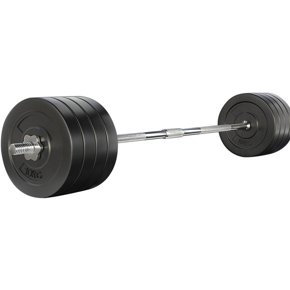 NNEDSZ 88kg Barbell Set Weight Plates Bar Lifting Bench 168cm