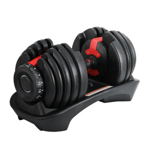 NNEDSZ 24kg Dumbbells Adjustable Dumbbell Weight Plates Home Gym