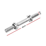 NNEDSZ 45cm Dumbbell Bar Gym Home Exercise 150kg Capacity