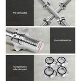 NNEDSZ 45cm Dumbbell Bar Gym Home Exercise 150kg Capacity