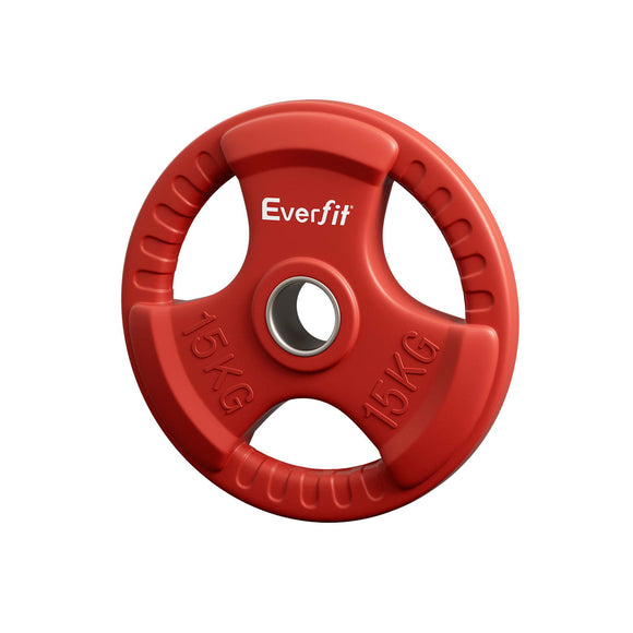 NNEDSZ Weight Plates Standard 15kg Dumbbell Barbell Plate Weight Lifting Home Gym Red