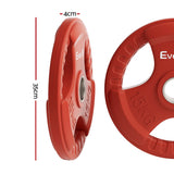 NNEDSZ Weight Plates Standard 15kg Dumbbell Barbell Plate Weight Lifting Home Gym Red