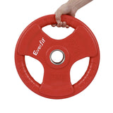 NNEDSZ Weight Plates Standard 15kg Dumbbell Barbell Plate Weight Lifting Home Gym Red