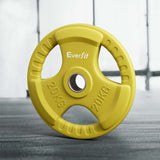 NNEDSZ Weight Plates Standard 20kg Dumbbell Barbell Plate Weight Lifting Home Gym Yellow