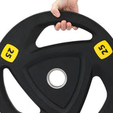 NNEDSZ Weight Plates Standard 25kg Dumbbells Barbells Plate Weight Lifting Home Gym