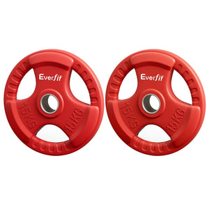NNEDSZ Weight Plates Standard 15kgx2 Dumbbell Barbell Plate Weight Lifting Home Gym Red