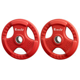 NNEDSZ Weight Plates Standard 15kgx2 Dumbbell Barbell Plate Weight Lifting Home Gym Red