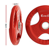 NNEDSZ Weight Plates Standard 15kgx2 Dumbbell Barbell Plate Weight Lifting Home Gym Red