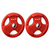 NNEDSZ Weight Plates Standard 15kgx2 Dumbbell Barbell Plate Weight Lifting Home Gym Red