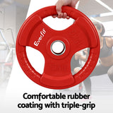 NNEDSZ Weight Plates Standard 15kgx2 Dumbbell Barbell Plate Weight Lifting Home Gym Red