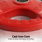 NNEDSZ Weight Plates Standard 15kgx2 Dumbbell Barbell Plate Weight Lifting Home Gym Red