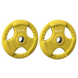 NNEDSZ Weight Plates Standard 20kgx2 Dumbbell Barbell Plate Weight Lifting Home Gym Yellow