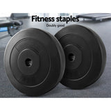 NNEDSZ Weight Plates Standard 2X 5kg Barbell Plate Weight Lifting
