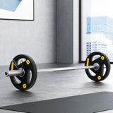 NNEDSZ Barbells Set 16kg 120cm Dumbbells Barbells Plate Weight Lifting Home Gym